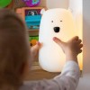 Rabbit&Friends Bear Silicone Lamp With Remote Control - White - USB-C