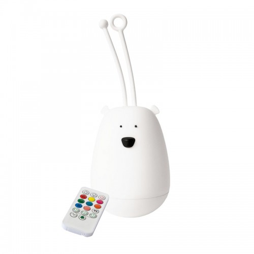 Rabbit&Friends Bear Silicone Lamp With Handle and Remote Control - USB-C