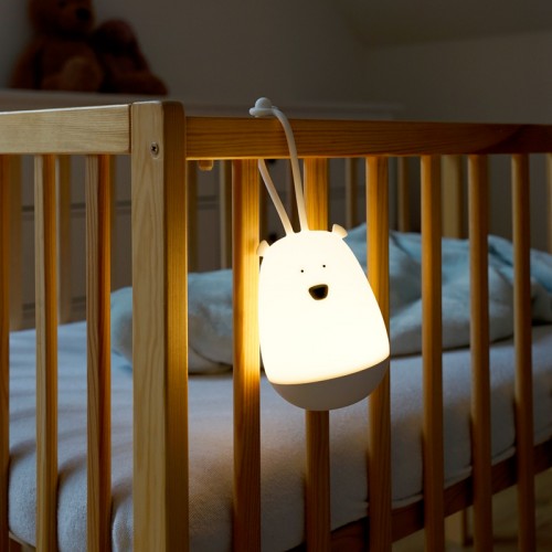 Rabbit&Friends Bear Silicone Lamp With Handle and Remote Control - USB-C