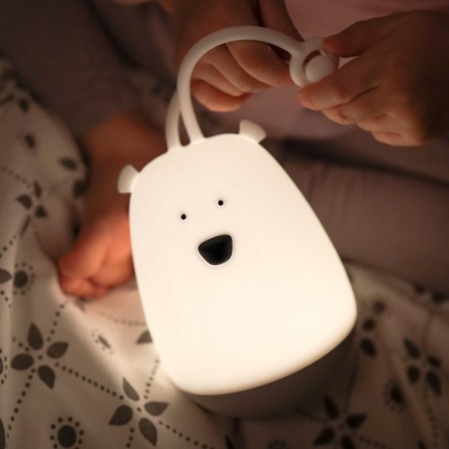 Rabbit&Friends Bear Silicone Lamp With Handle and Remote Control - USB-C