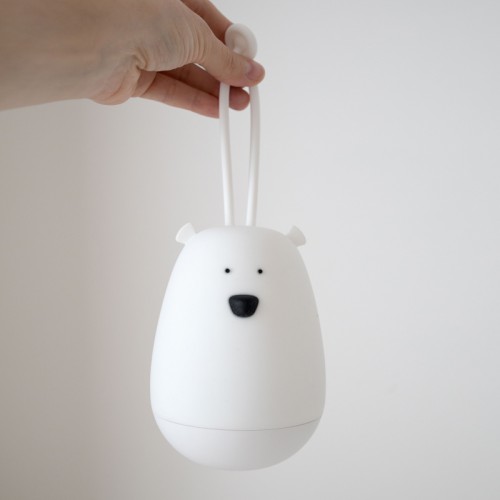 Rabbit&Friends Bear Silicone Lamp With Handle and Remote Control - USB-C