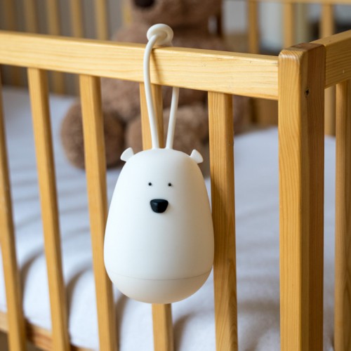 Rabbit&Friends Bear Silicone Lamp With Handle and Remote Control - USB-C