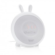 Rabbit&Friends Bunny Wake-up Light With Alarm Clock - White