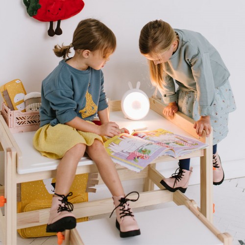 Rabbit&Friends Bunny Wake-up Light With Alarm Clock - White