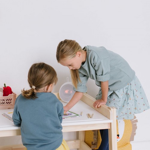 Rabbit&Friends Bunny Wake-up Light With Alarm Clock - White