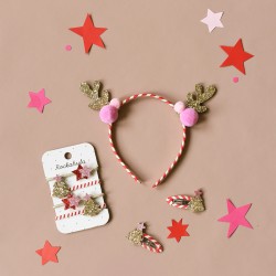 Rockahula Hair ties - Stripy Christmas Tree