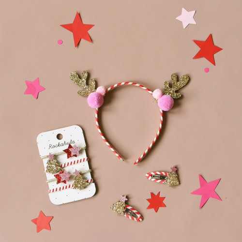 Rockahula Hair ties - Stripy Christmas Tree
