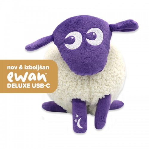 Sweet Dreamers Ewan Deluxe Baby Sleep Soother - Purple