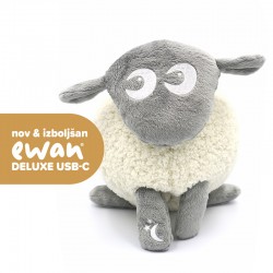 Sweet Dreamers Ewan Deluxe Baby Sleep Soother - Grey