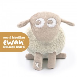 Sweet Dreamers Ewan Deluxe Baby Sleep Soother USB-C - Beige