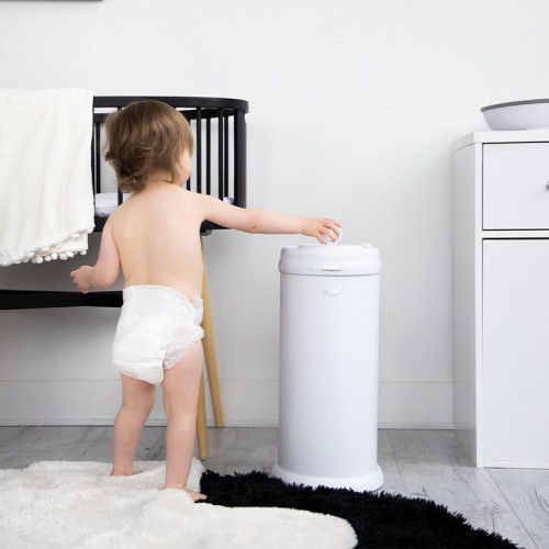 Ubbi® Diaper Pail - Matte White