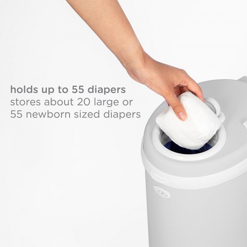 Ubbi® Diaper Pail - Matte Gray