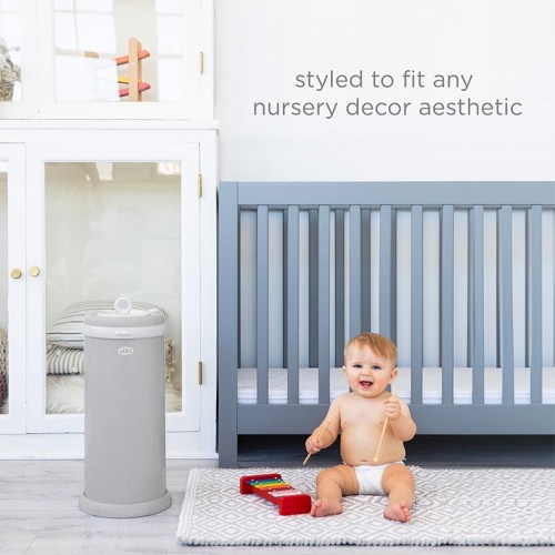 Ubbi® Diaper Pail - Matte Gray