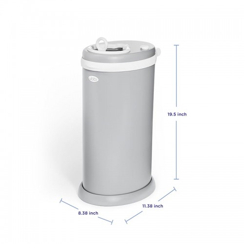 Ubbi® Diaper Pail - Matte Gray