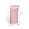 Ubbi® Diaper Pail - Matte Pink