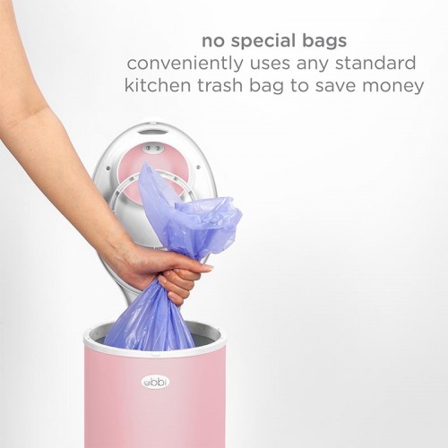 Ubbi® Diaper Pail - Matte Pink