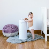Ubbi® Diaper Pail - White