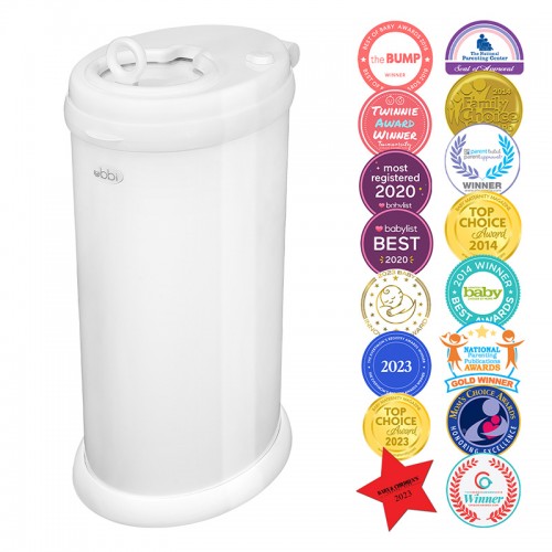 Ubbi® Diaper Pail - White