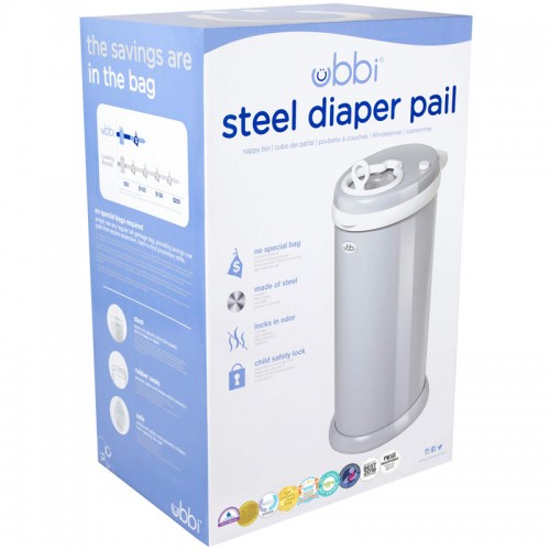 Ubbi® Diaper Pail - Grey