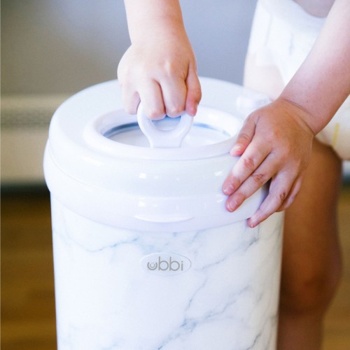 Ubbi® Diaper Pail - Marble