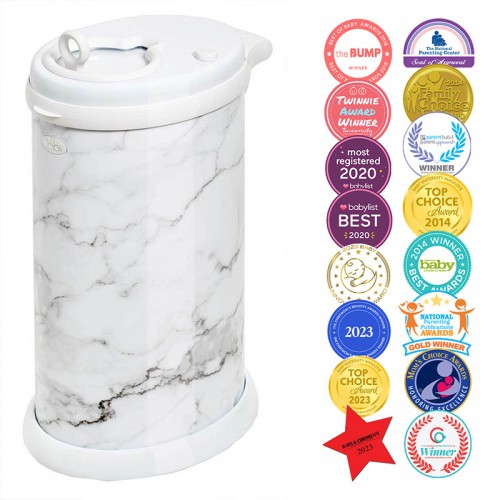 Ubbi® Diaper Pail - Marble