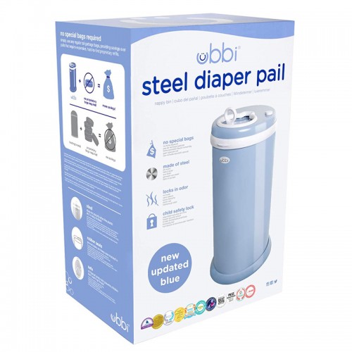 Ubbi® Diaper Pail - Cloudy Blue