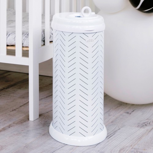 Ubbi® Diaper Pail - Herringbone