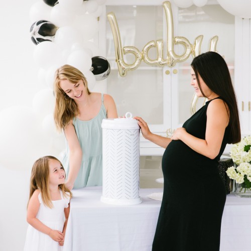Ubbi® Diaper Pail - Herringbone