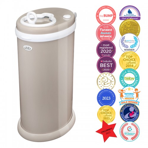 Ubbi® Diaper Pail - Taupe