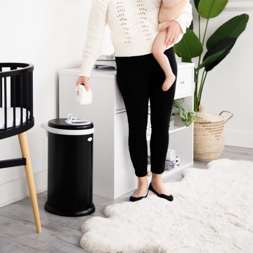 Ubbi® Diaper Pail - Matte Black