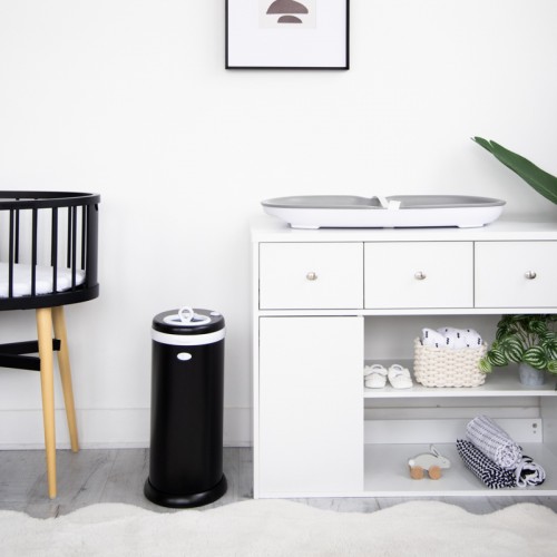 Ubbi® Diaper Pail - Matte Black