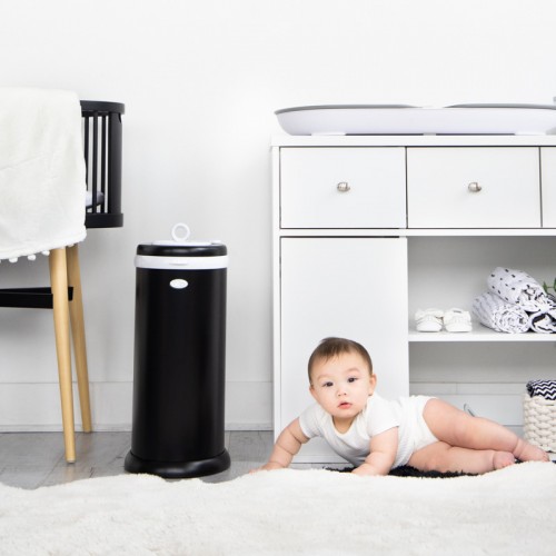 Ubbi® Diaper Pail - Matte Black