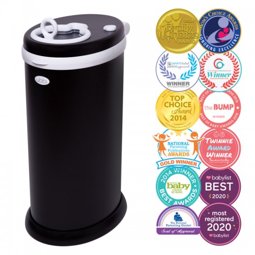 Ubbi® Diaper Pail - Matte Black