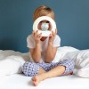 ZAZU Smart Nightlight Lou the Owl - Grey