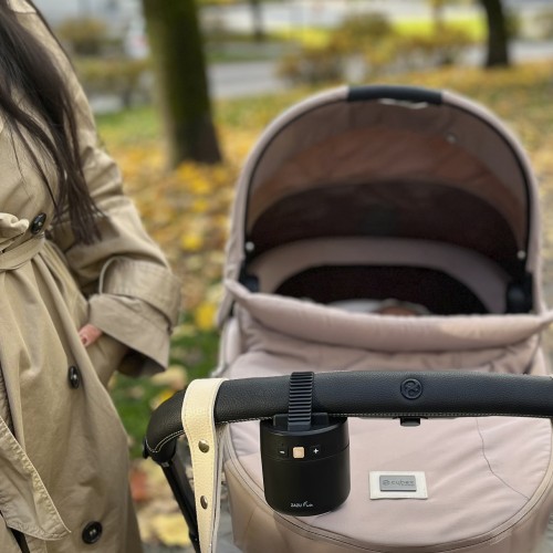 ZAZU Portable Stroller Rocking Accessory Rocker Roxy - Black