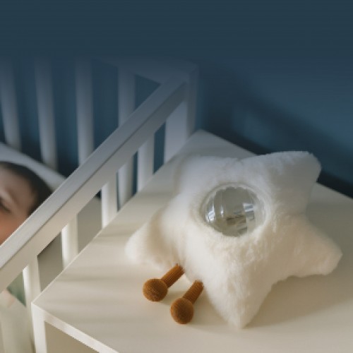 ZAZU Musical Projector with Animated Northern Lights Projection USB-C – White