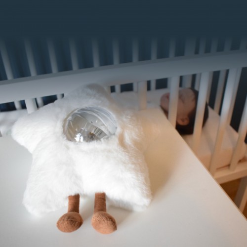 ZAZU Musical Projector with Animated Northern Lights Projection USB-C – White