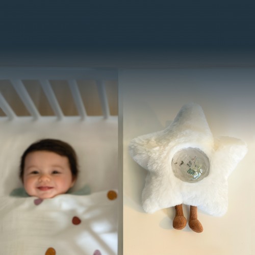 ZAZU Musical Projector with Animated Northern Lights Projection USB-C – White