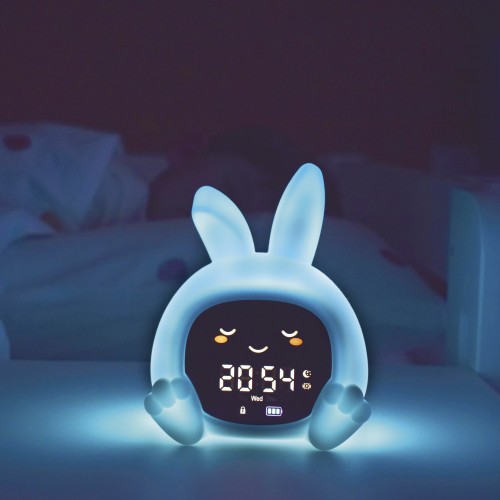 Rabbit&Friends Bunny Wake-up Light With Alarm Clock - White