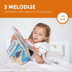 ZAZU Nightlight with Soothing Melodies - Max the Monkey