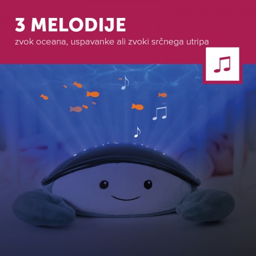 ZAZU Projector with moving projection and melodies Cody