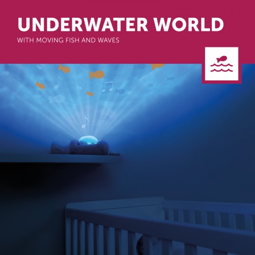 ZAZU Projector with moving projection and melodies Otto