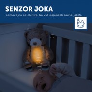 ZAZU Nightlight with Sound Machine & Voice Recording - Bruno the Bear