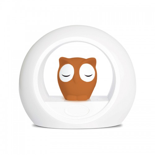 ZAZU Smart Nightlight Lou the Owl - Choco