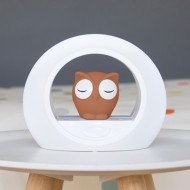 ZAZU Smart Nightlight Lou the Owl - Choco