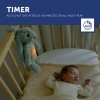 ZAZU Deluxe Nightlight with Sound Machine & Voice Recording - Ro the Rabbit - Green