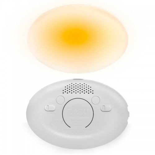 ZAZU Deluxe Nightlight with Sound Machine & Voice Recording - Ro the Rabbit - Green