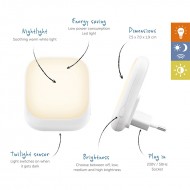 ZAZU Automatic nightlight - White