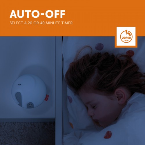 ZAZU Breathing Nightlight & Sound Machine Emmy the Elephant