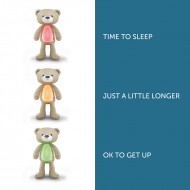 ZAZU Sleeptrainer with Nightlight & Sound Machine Brody the Bear - Taupe